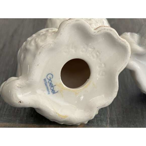 Vintage Goebel W Germany Porcelain Rabbit Figurines Set Of 3 - Picture 4 of 8